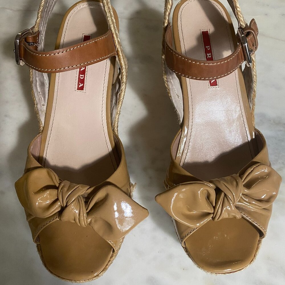 Prada Platform Wedge shoes - US Size 8